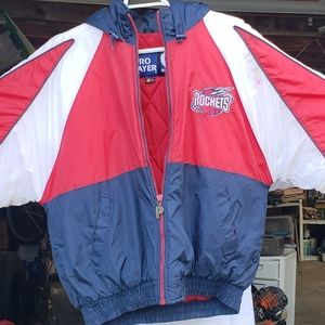 Pro Player Red and White Puffer Jacket